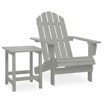 vidaXL Tuinstoel Adirondack met tafel massief vurenhout, Verzenden, Nieuw