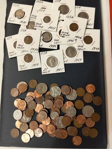 Canada, Verenigde Staten. Collection coins lot from Canada