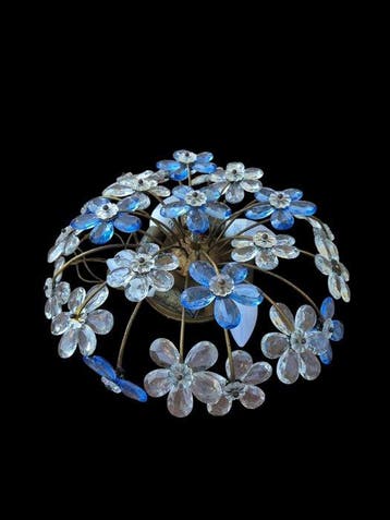 Applique murale - Verre, Fer