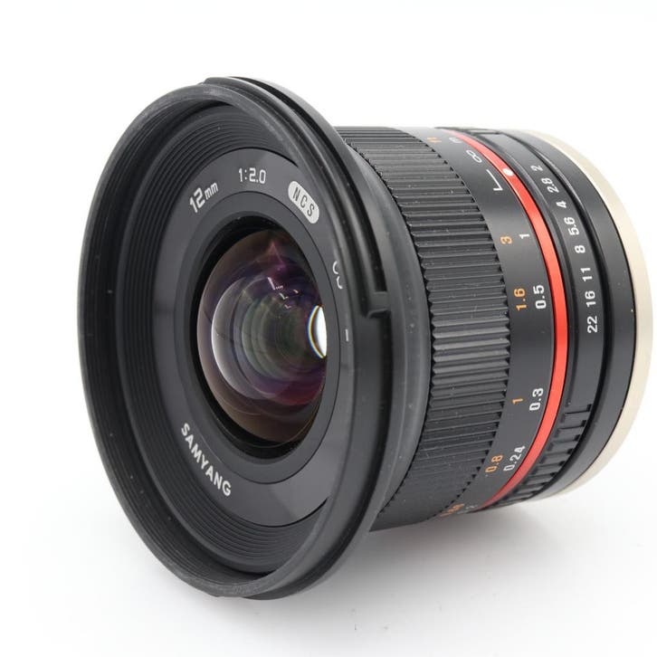 Samyang 12mm F/2 NCS CS Sony E | Tweedehands, TV, Hi-fi & Vidéo, Photo | Lentilles & Objectifs, Envoi