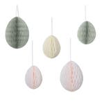 Pasen Hangdecoratie Eiren 12cm 5st, Verzenden, Nieuw
