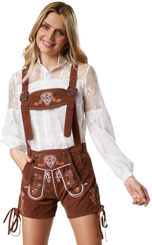 2dekans | Dressforfun Lederhose Ammersee XXL -, Kinderen en Baby's, Carnavalskleding en Verkleedspullen, Ophalen of Verzenden