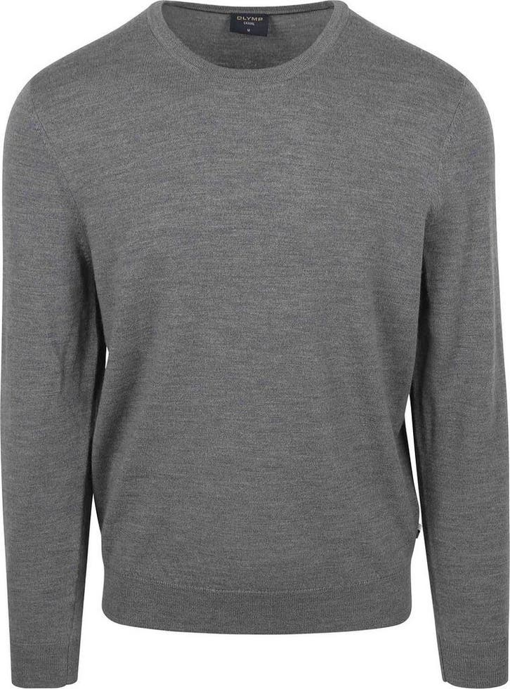 Olymp Trui O-Hals Wol Grijs maat Maat 52/54 (L) Heren, Kleding | Heren, Truien en Vesten, Grijs, Nieuw, Maat 52/54 (L), Verzenden