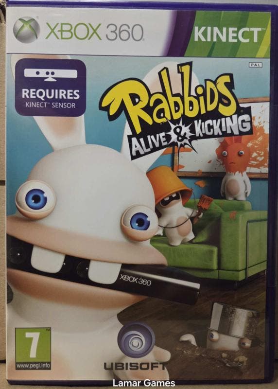 Rabbids Alive and Kicking voor de xbox 360 kinect (xbox, Games en Spelcomputers, Games | Xbox 360, Ophalen of Verzenden