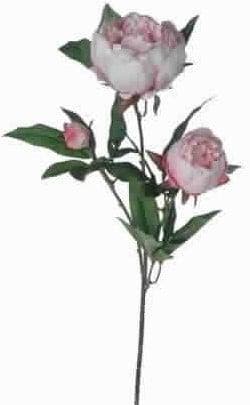 Pioenroos LichtRoze Zijden 63 cm, Huis en Inrichting, Woonaccessoires | Kunstplanten en Kunstbloemen, Nieuw