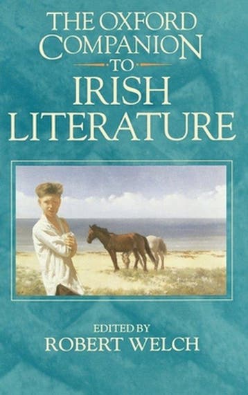 The Oxford Companion to Irish Literature 9780198661580 Welsh, Verzenden, Gelezen, Welsh