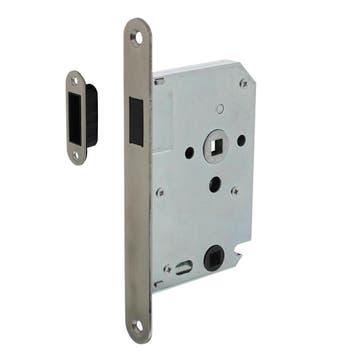 Woningbouw magneet badkamer/toilet slot geborsteld RVS 63..., Ophalen of Verzenden, Slot