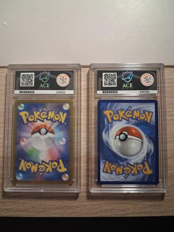 Pokémon - 2 Graded card - Eevee, Iono & Swattrel #232 = #074, Hobby en Vrije tijd, Nieuw