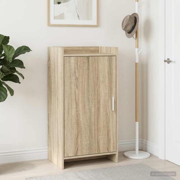 vidaXL Schoenenkast Sonoma Eiken 48 x 36 x 92 cm Bewerkt, Verzenden