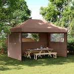 vidaXL Partytent Bruin 279 x 410 x 315 cm Oxford Stof, Verzenden, Nieuw