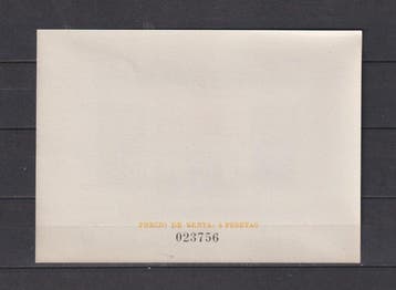 Espagne 1938 - Hojita Monumentos-sin dentar - Edifil 848, Timbres & Monnaies, Timbres | Europe | Espagne