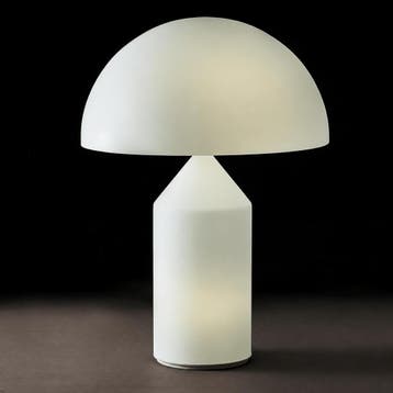 Oluce Atollo 50 Tafellamp Glas, Huis en Inrichting, Lampen | Tafellampen, Verzenden, Nieuw