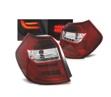 Feux Arrière Pour Bmw Série 1 E81 E87 07-11 Light Bar Rouge, Verzenden