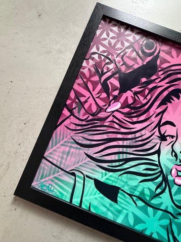 PYeahs (1980) - Shooting Girl (Pink / Green), Antiquités & Art