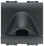 BTICINO Living Kabeldoorvoer 9,5 mm 2 Modules - BTL4954, Verzenden