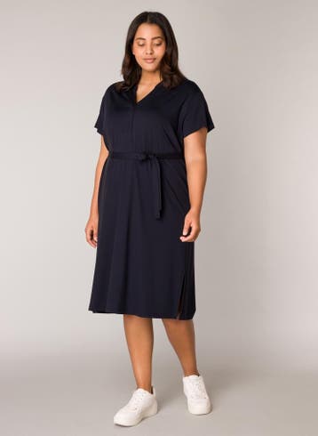Base Level Curvy jurk Yenna1(48)Maat 46/48 (XL) of groter, Verzenden
