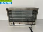 Vitrine chauffante en acier inoxydable 85 cm 230V Horeca, Articles professionnels, Verzenden