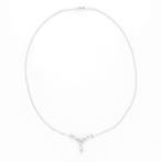Collier - 18 carats Or blanc Diamant (Naturelle), Nieuw