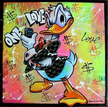 Brisan Gabriel (XX) - Rich Duck / Acryl auf Leinwand /