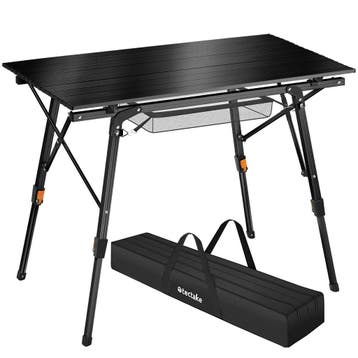 tectake Aluminium campingtafel Tina, opvouwbaar en in hoogte, Verzenden