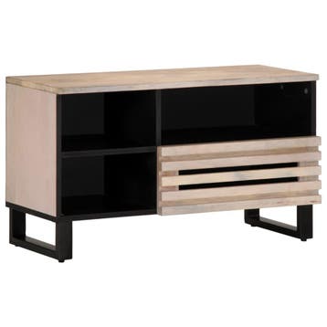 vidaXL Tv-meubel 80x34x46 cm massief mangohout, Verzenden