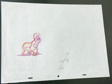 Walt Disney - Originele animatietekening (42 x 31 cm) - The