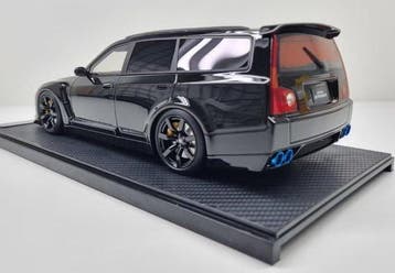 Ivy 1:18 - Modelauto - Nissan GT-R R35 Wagon – Zwart, Nieuw