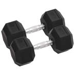 vidaXL Halters 2 st 25 kg totaal gietijzer, Verzenden