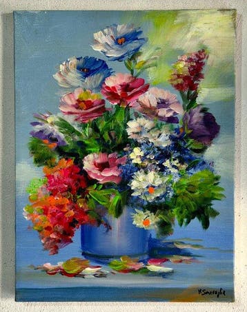 Mario Smeraglia (XX-XXI) - Fioritura estiva, Antiek en Kunst