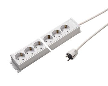 Martin Kaiser Power Strip 12 Poorten Zonder Schakelaar Wit, Doe-het-zelf en Bouw, Elektriciteit en Kabels, Verzenden, Nieuw