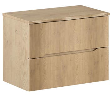 Badkamermeubel Nordic 80 cm – Eiken – Hangend Badmeubel, Verzenden, Nieuw