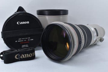 Canon EF 500 F4L IS USM super telephoto lens with hard case