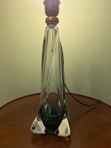 val saint lambert - Lamp - Glas - Lamp Val Saint Lambert, Antiek en Kunst