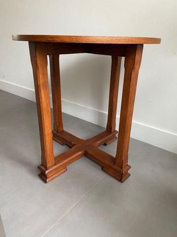 Table dappoint - Bois dur - Table d’appoint Art déco