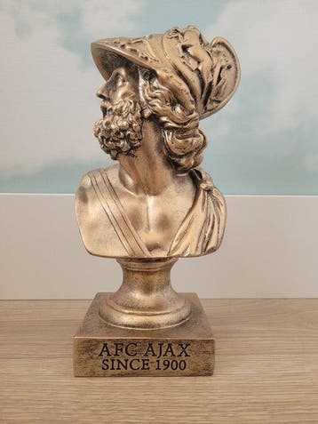 Blason AJAX Amsterdan. Buste en bronze., Nieuw