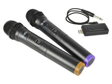 QTX U-Mic Dubbele Draadloze USB Microfoon UHF 863.2 Mhz +, Muziek en Instrumenten, Nieuw