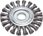 Brosse ronde en acier tressé 125X14 mm Emplacement Trou 22.2, Verzenden