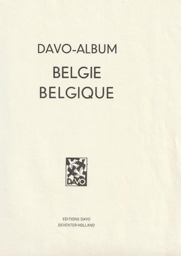 België 1849/1941 - In een DAVO-album een collectie met mooie, Gestempeld