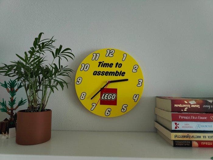 LEGO Custom Item - LEGO Wall clock, Kinderen en Baby's, Speelgoed | Duplo en Lego