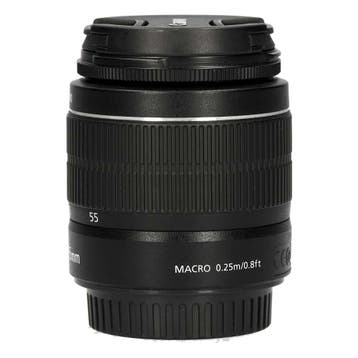 Canon EF-S 18-55mm f/3.5-5.6 III met garantie, Ophalen of Verzenden, Gebruikt