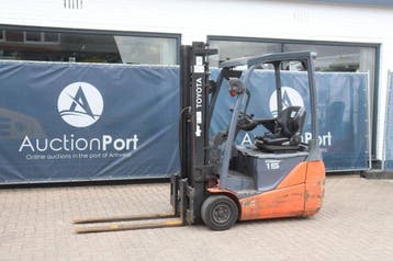 Veiling: Heftruck Toyota 8FBET15 Elektrisch 1500kg 3.3m 2013, Ophalen