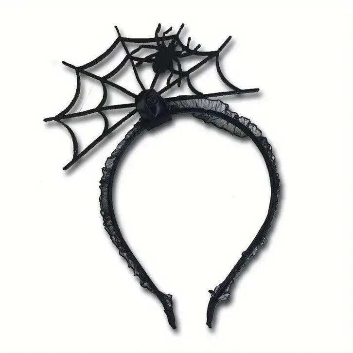 Halloween diadeem Spinnenweb, Kleding | Heren, Carnavalskleding en Feestkleding, Nieuw, Verzenden