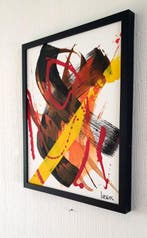 Liesens - Stormy (handpainted on canvas) met lijst