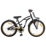 vidaXL Kinderfiets 20 Inch voor 6-11 jaar oud Zwart, Verzenden, Nieuw