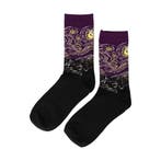 Sokken - Sterrennacht Print - Zwart Paars - Katoen - Maat, Kleding | Dames, Nieuw