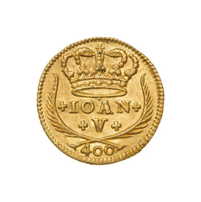 Portugal. D. João V (1706-1750). Pinto (480 Reis) 1725 -, Postzegels en Munten, Munten | Europa | Niet-Euromunten