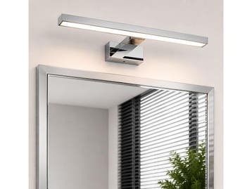 Veiling - 2 x LED Spiegel-/Schilderijlamp 8W – Chroom –