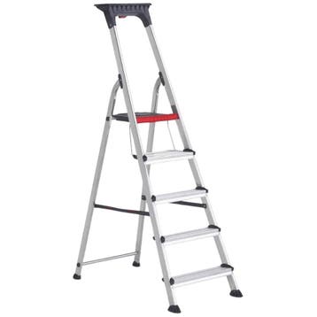 Altrex huishoudtrap Double Decker 5 treden, Doe-het-zelf en Bouw, Ladders en Trappen, Ophalen of Verzenden, Nieuw, Ladder, Minder dan 2 meter