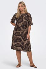 ONLY jurk korte mouw ronde46Maat 46/48 (XL) of groter, Kleding | Dames, Verzenden, Nieuw, Maat 46/48 (XL) of groter, Overige kleuren