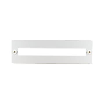 Eaton Front Plate 45mm Cutout Steel 200x600mm White - 292408, Verzenden